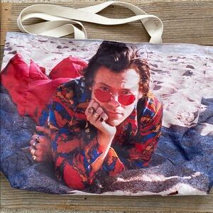 Harry Styles Watermelon Sugar Canvas Lined Tote Bag.